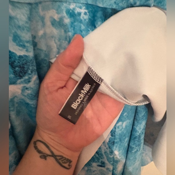 EUC BLACKMILK TROUBLED WATERS PRINCESS LONGLINE DRESS XL - Picture 3 of 3